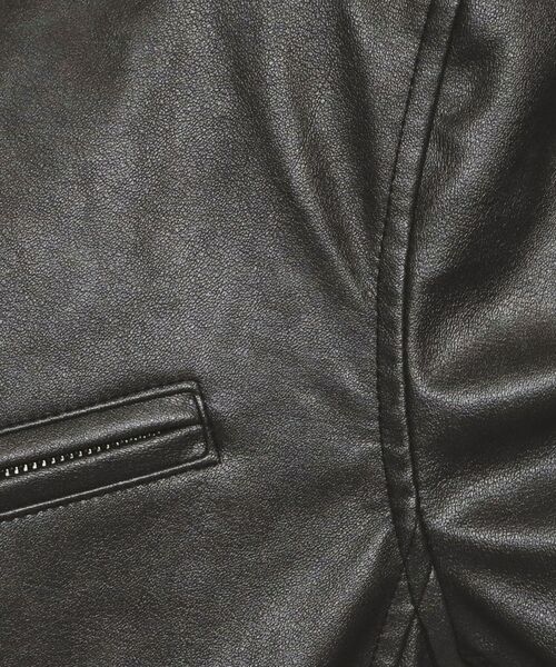 tk.TAKEO KIKUCHI / ティーケー タケオキクチ レザーブルゾン・ジャケット | シングルライダースジャケット | 詳細11