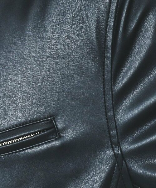 tk.TAKEO KIKUCHI / ティーケー タケオキクチ レザーブルゾン・ジャケット | シングルライダースジャケット | 詳細15