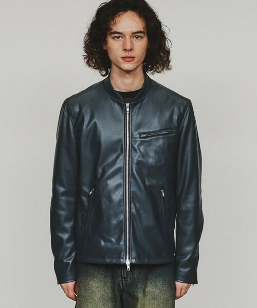 tk.TAKEO KIKUCHI / ティーケー タケオキクチ レザーブルゾン・ジャケット | シングルライダースジャケット | 詳細16
