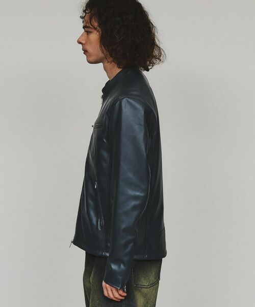 tk.TAKEO KIKUCHI / ティーケー タケオキクチ レザーブルゾン・ジャケット | シングルライダースジャケット | 詳細17
