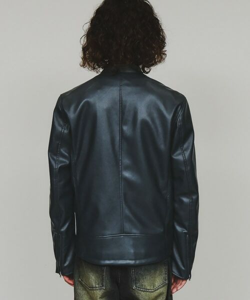 tk.TAKEO KIKUCHI / ティーケー タケオキクチ レザーブルゾン・ジャケット | シングルライダースジャケット | 詳細18