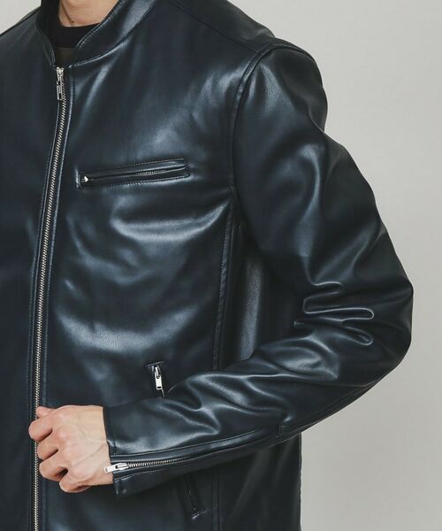 tk.TAKEO KIKUCHI / ティーケー タケオキクチ レザーブルゾン・ジャケット | シングルライダースジャケット | 詳細21