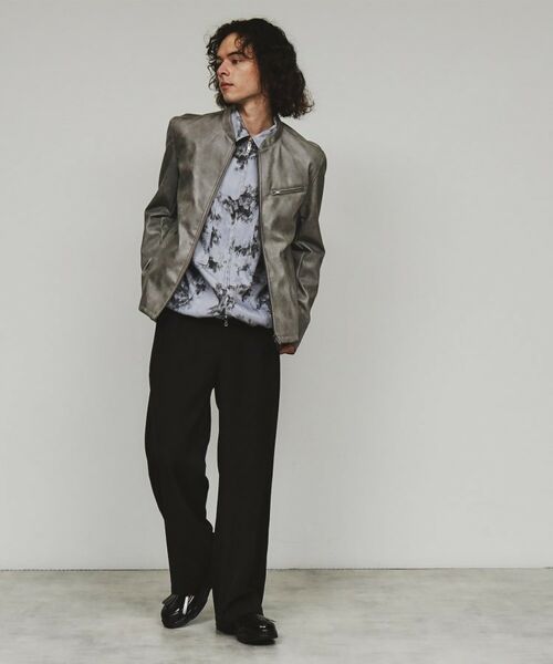 tk.TAKEO KIKUCHI / ティーケー タケオキクチ レザーブルゾン・ジャケット | シングルライダースジャケット | 詳細6
