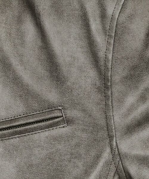 tk.TAKEO KIKUCHI / ティーケー タケオキクチ レザーブルゾン・ジャケット | シングルライダースジャケット | 詳細8