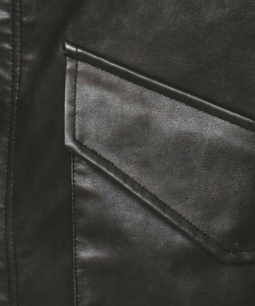 tk.TAKEO KIKUCHI / ティーケー タケオキクチ レザーブルゾン・ジャケット | ミリタリーシャツブルゾン | 詳細4