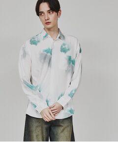 tk.TAKEO KIKUCHI / ティーケー タケオキクチ Tシャツ | スモークパターンシャツ