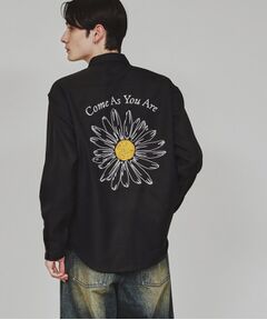 tk.TAKEO KIKUCHI / ティーケー タケオキクチ Tシャツ | デイジー刺繍シャツ