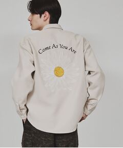 tk.TAKEO KIKUCHI / ティーケー タケオキクチ Tシャツ | デイジー刺繍シャツ