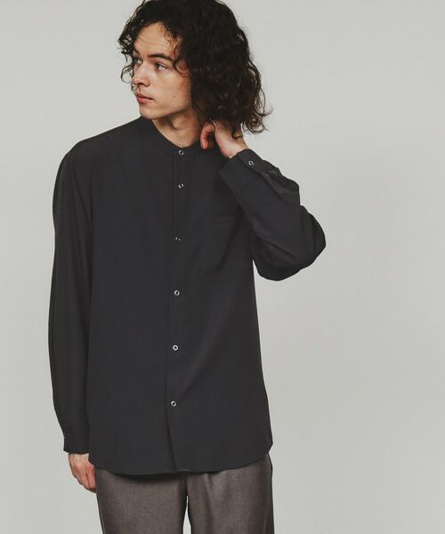 tk.TAKEO KIKUCHI / ティーケー タケオキクチ Tシャツ | バンドカラーリングドットシャツ | 詳細1