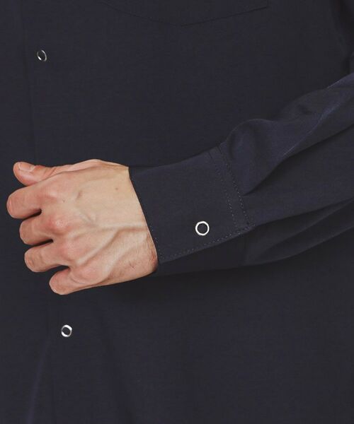 tk.TAKEO KIKUCHI / ティーケー タケオキクチ Tシャツ | バンドカラーリングドットシャツ | 詳細19