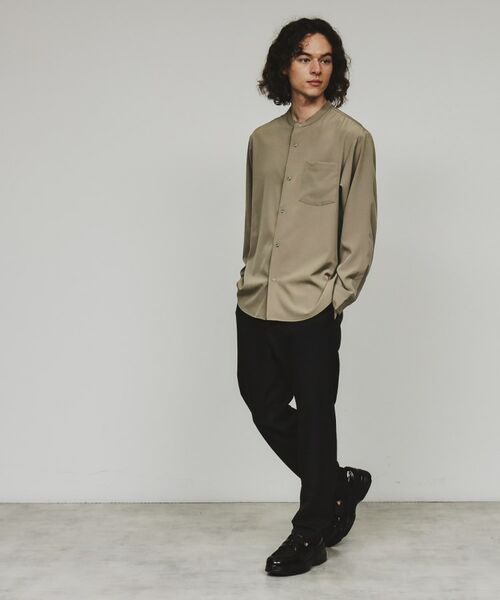 tk.TAKEO KIKUCHI / ティーケー タケオキクチ Tシャツ | バンドカラーリングドットシャツ | 詳細7