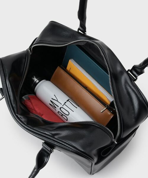 tk.TAKEO KIKUCHI / ティーケー タケオキクチ ボストンバッグ | ヴィンテージライク ボストンバッグ | 詳細12