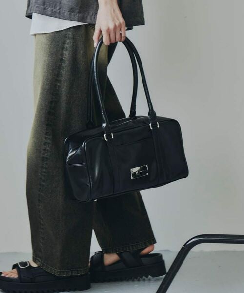 tk.TAKEO KIKUCHI / ティーケー タケオキクチ ボストンバッグ | ヴィンテージライク ボストンバッグ | 詳細15