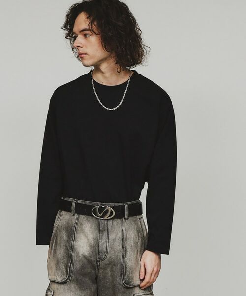 tk.TAKEO KIKUCHI / ティーケー タケオキクチ ベルト・サスペンダー | デザインバックルベルト | 詳細5