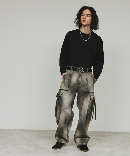 tk.TAKEO KIKUCHI / ティーケー タケオキクチ ベルト・サスペンダー | デザインバックルベルト | 詳細6