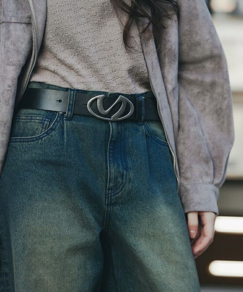 tk.TAKEO KIKUCHI / ティーケー タケオキクチ ベルト・サスペンダー | デザインバックルベルト | 詳細7