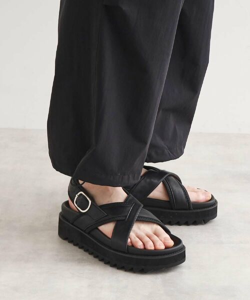 tk.TAKEO KIKUCHI / ティーケー タケオキクチ サンダル | 身長＋4.2cmアソートシャークソールボリュームサンダル | 詳細13