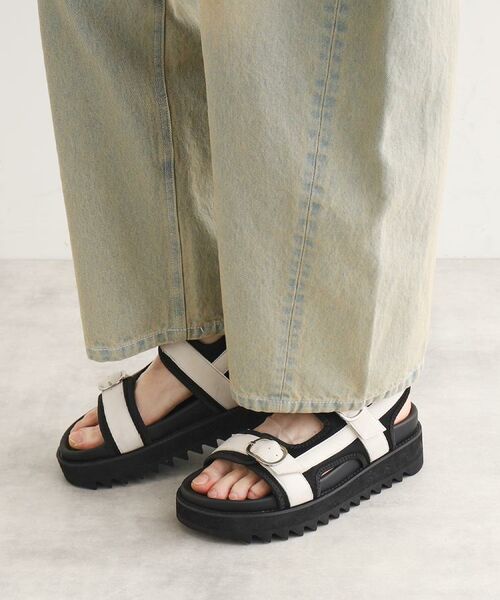 tk.TAKEO KIKUCHI / ティーケー タケオキクチ サンダル | 身長＋4.2cmアソートシャークソールボリュームサンダル | 詳細15