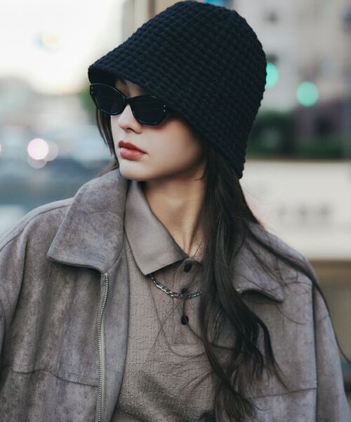 tk.TAKEO KIKUCHI / ティーケー タケオキクチ ハット | ワッフルニットバケットハット | 詳細5