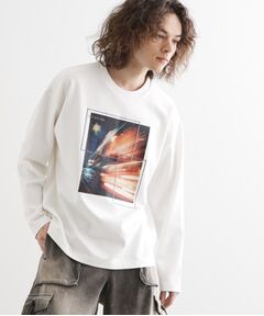 tk.TAKEO KIKUCHI / ティーケー タケオキクチ Tシャツ | ネオングラフィックロンT