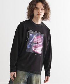 tk.TAKEO KIKUCHI / ティーケー タケオキクチ Tシャツ | ネオングラフィックロンT