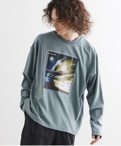 tk.TAKEO KIKUCHI / ティーケー タケオキクチ Tシャツ | ネオングラフィックロンT