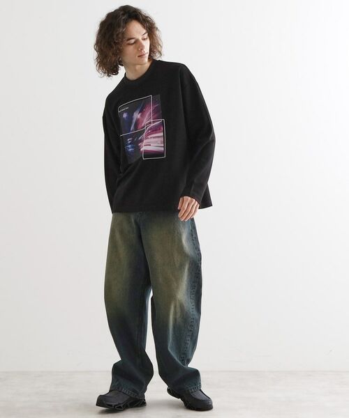 tk.TAKEO KIKUCHI / ティーケー タケオキクチ Tシャツ | ネオングラフィックロンT | 詳細7