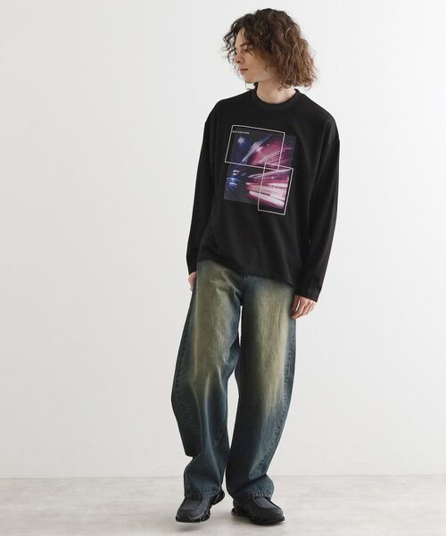 tk.TAKEO KIKUCHI / ティーケー タケオキクチ Tシャツ | ネオングラフィックロンT | 詳細8