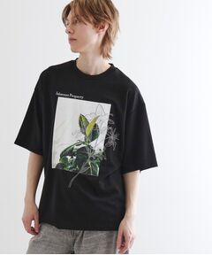 tk.TAKEO KIKUCHI / ティーケー タケオキクチ Tシャツ | フラワープリントTシャツ