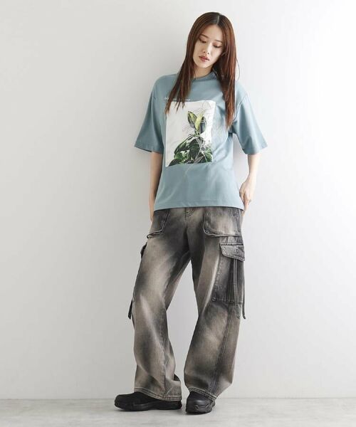 tk.TAKEO KIKUCHI / ティーケー タケオキクチ Tシャツ | フラワープリントTシャツ | 詳細22