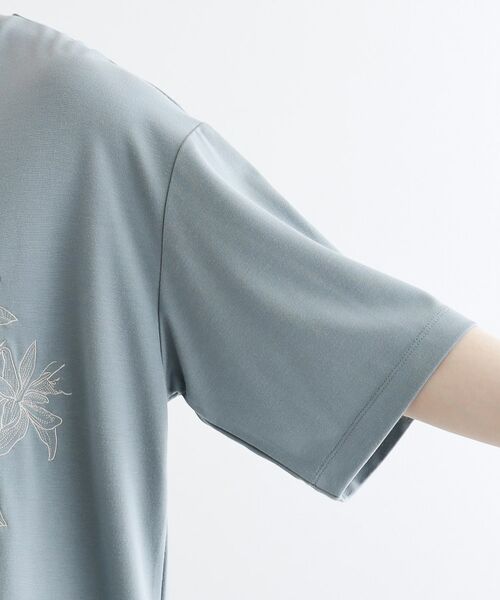 tk.TAKEO KIKUCHI / ティーケー タケオキクチ Tシャツ | フラワープリントTシャツ | 詳細27