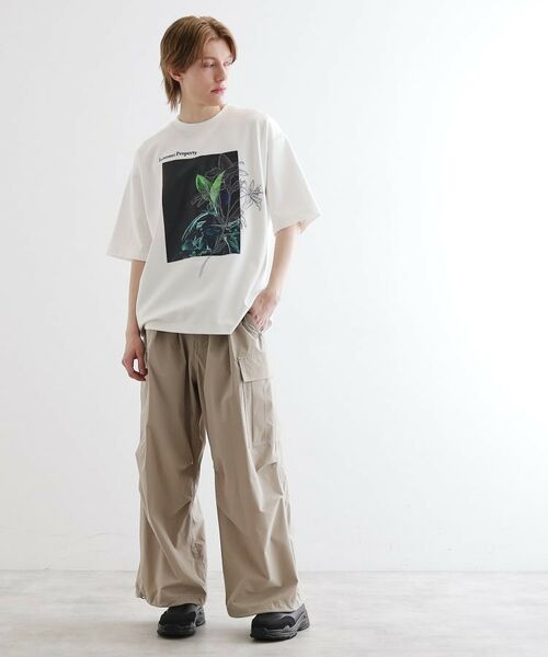 tk.TAKEO KIKUCHI / ティーケー タケオキクチ Tシャツ | フラワープリントTシャツ | 詳細4