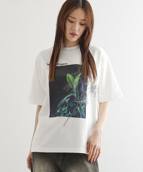 tk.TAKEO KIKUCHI / ティーケー タケオキクチ Tシャツ | フラワープリントTシャツ | 詳細7