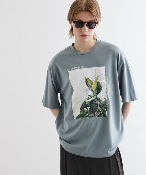 tk. TAKEO KIKUCHI/ティーケー タケオキクチ フラワープリントTシャツ ライトグリーン(020) 03(L) tk. TAKEO KIKUCHI/ティーケー タケオキクチ フラワープリントTシャツ ライトグリーン(020) 03(L)