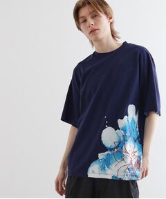 tk.TAKEO KIKUCHI / ティーケー タケオキクチ Tシャツ | バブルアートフラワーTシャツ