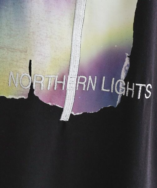 tk.TAKEO KIKUCHI / ティーケー タケオキクチ Tシャツ | オーロラプリントドレープTシャツ | 詳細10