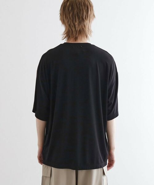 tk.TAKEO KIKUCHI / ティーケー タケオキクチ Tシャツ | オーロラプリントドレープTシャツ | 詳細14