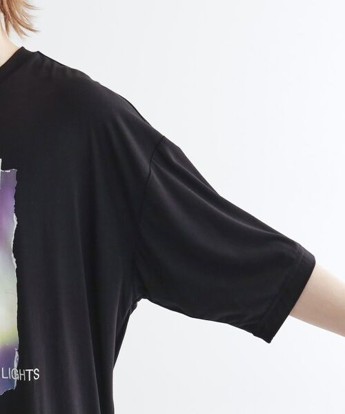 tk.TAKEO KIKUCHI / ティーケー タケオキクチ Tシャツ | オーロラプリントドレープTシャツ | 詳細16