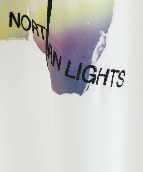 tk.TAKEO KIKUCHI / ティーケー タケオキクチ Tシャツ | オーロラプリントドレープTシャツ | 詳細6