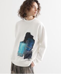 tk.TAKEO KIKUCHI / ティーケー タケオキクチ カットソー | アブストラクトエンブロカットソー