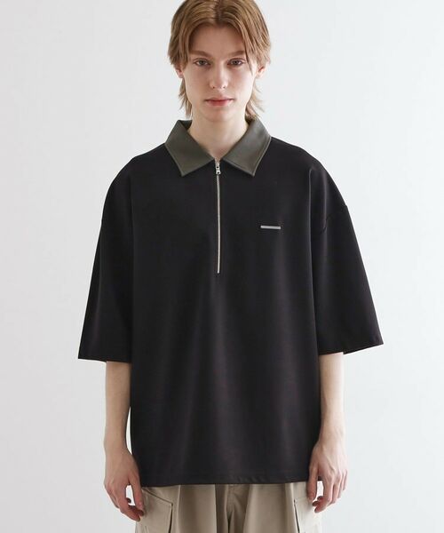 tk.TAKEO KIKUCHI / ティーケー タケオキクチ ポロシャツ | 配色ハーフジップポロ | 詳細21