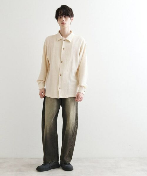 tk.TAKEO KIKUCHI / ティーケー タケオキクチ Tシャツ | カット楊柳シャツ | 詳細3