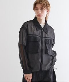 tk.TAKEO KIKUCHI / ティーケー タケオキクチ シャツ・ブラウス | シアーシャツアウター