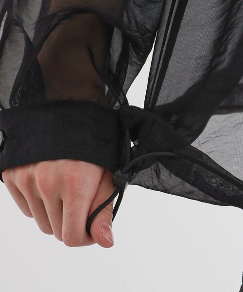 tk.TAKEO KIKUCHI / ティーケー タケオキクチ シャツ・ブラウス | シアーシャツアウター | 詳細17