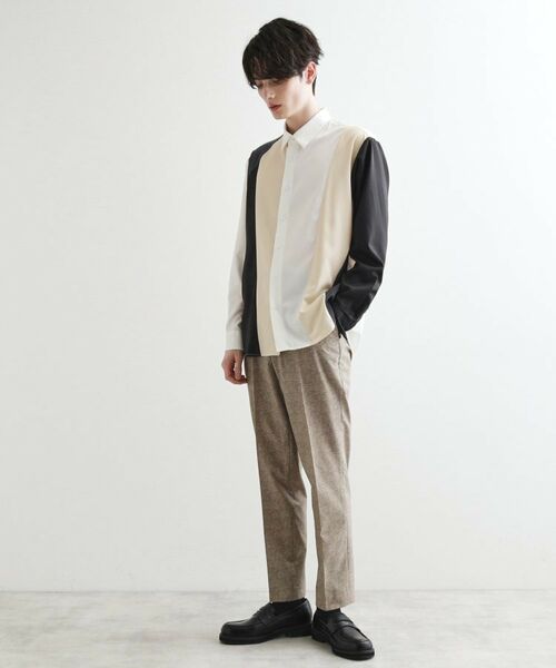 tk.TAKEO KIKUCHI / ティーケー タケオキクチ シャツ・ブラウス | ダイヤゴナルスイッチシャツ | 詳細3