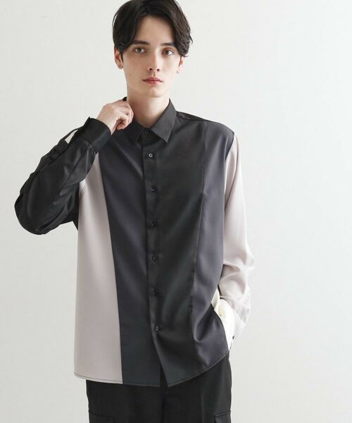 tk.TAKEO KIKUCHI / ティーケー タケオキクチ シャツ・ブラウス | ダイヤゴナルスイッチシャツ | 詳細6