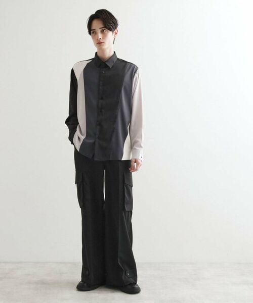 tk.TAKEO KIKUCHI / ティーケー タケオキクチ シャツ・ブラウス | ダイヤゴナルスイッチシャツ | 詳細8