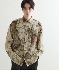 tk.TAKEO KIKUCHI / ティーケー タケオキクチ シャツ・ブラウス | シアーフラワーシャツ