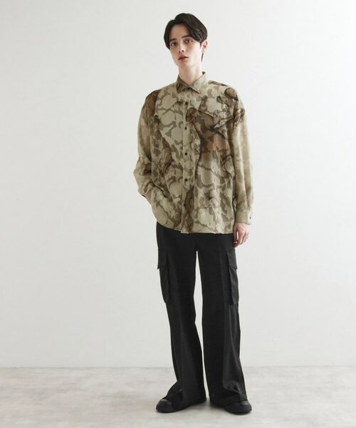 tk.TAKEO KIKUCHI / ティーケー タケオキクチ シャツ・ブラウス | シアーフラワーシャツ | 詳細7