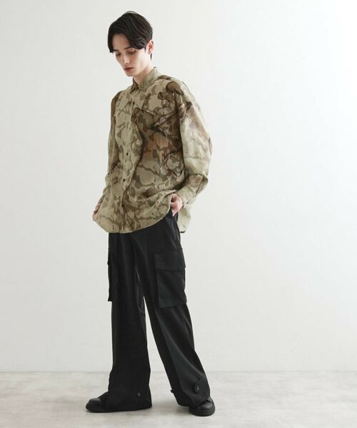 tk.TAKEO KIKUCHI / ティーケー タケオキクチ シャツ・ブラウス | シアーフラワーシャツ | 詳細8